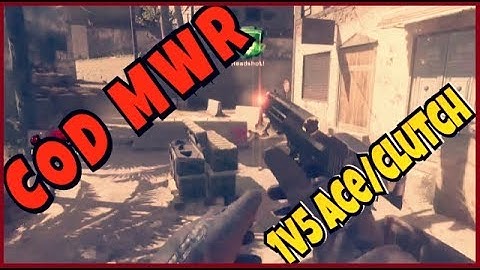 1v5 Clutch / Ace on Crash Gamebattles - Call of Duty Modern Warfare Remastered (CoD Mwr)