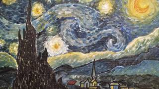 Reproducere după Van Gogh (Noapte înstelată)