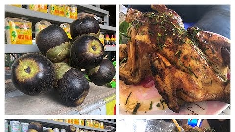 Đặc sản Gà đốt lá Trúc hồ Ô Thum và trái Thốt Nốt - An Giang