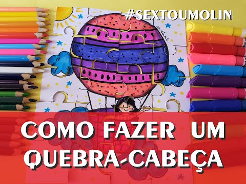 Vídeo: Como Fazer Um Quebra-cabeça De Papel