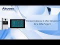 [Wiring]Connect Akuvox 2-Wire Devices for a Villa Project