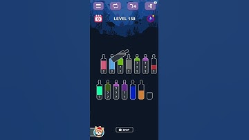 Hard Level | Water Sort Puzzle | Level 158 | Part 209 | Craft Gamer #trend #viral #gaming #trending