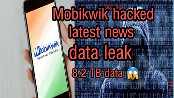 Latest news mobikwik hacked?🔥| 8.2 TB data leak | 3.5 million users data leak | data breach |