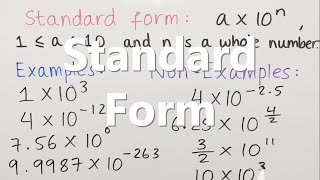 What is Standard Form