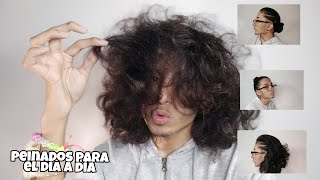 Peinados para hombres con cabello largo.