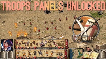 Troops Panels Unlocked  -  Stronghold Crusader HD