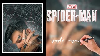 spider man photo editing in picsart tutorial || spider man wala photo edit kaise kare picsart me screenshot 2