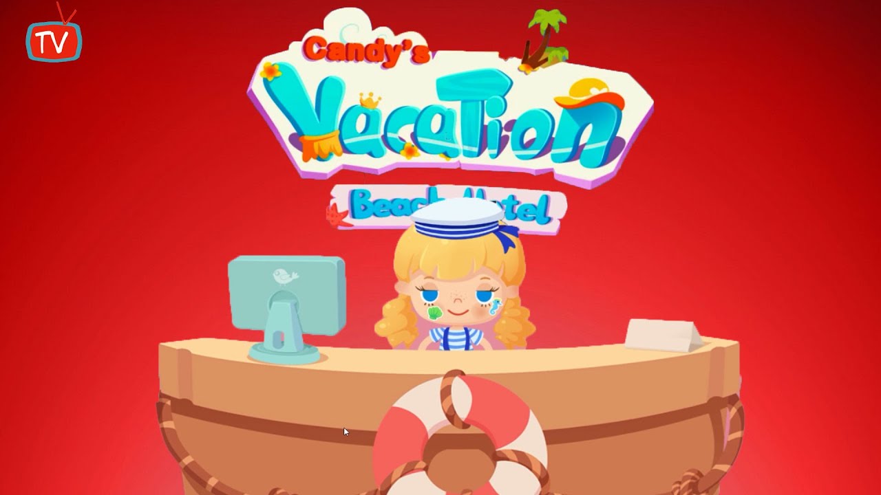 Vacation Beach Hotel - Candy Manager And Service - Kids And Baby Gameplay !
