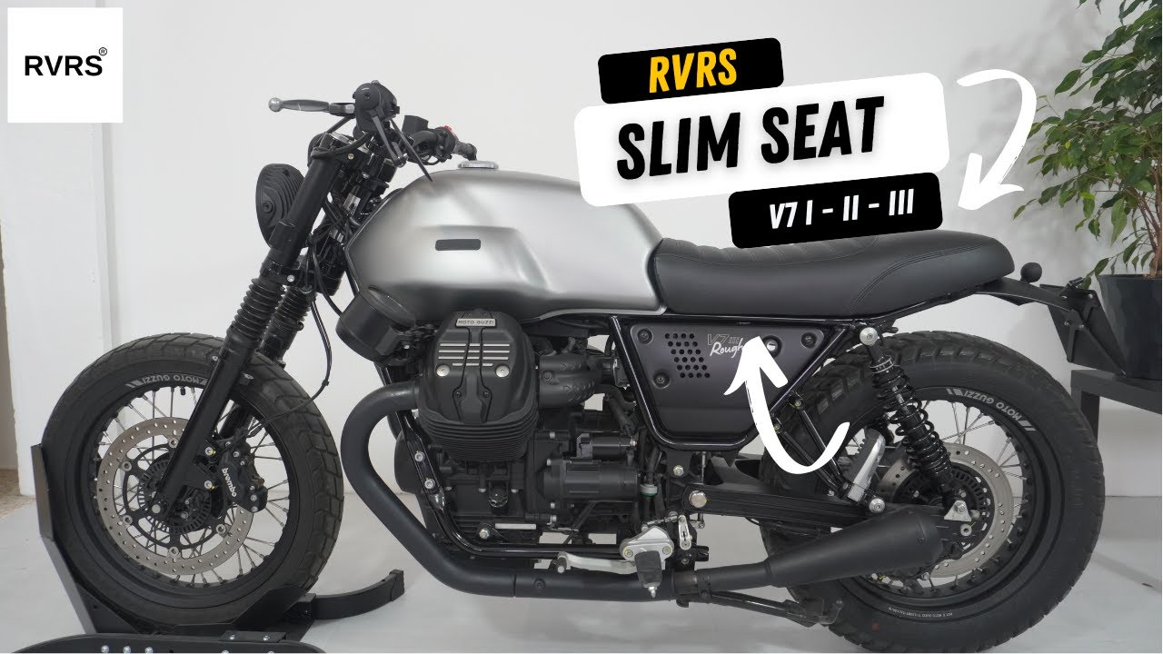 モトグッチ V7-I/-II/-III スリムシート ブラウン RVRS MOTO | バイク