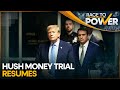 Race to Power LIVE: Hush money trial against Donald Trump resumes | WION News