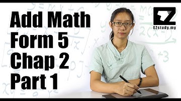 中文解释 - SPM高级数学 【Linear Law】 add maths form 5 Chapter 2 part 1