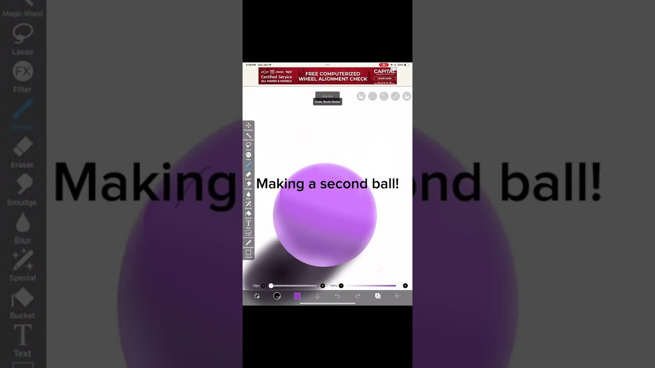 Making a second ball 