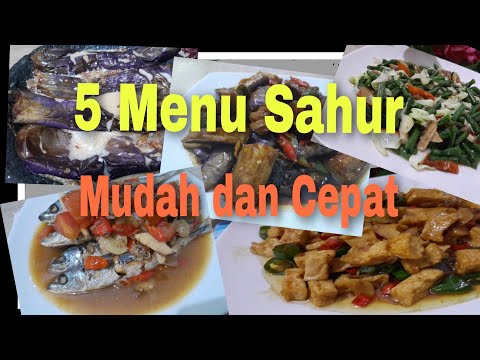 Panduan Memasak Menu Sahur Cepat dan Mudah‼️#resepmasakan#menusahur #menusahursimple Yang Enak Dimakan