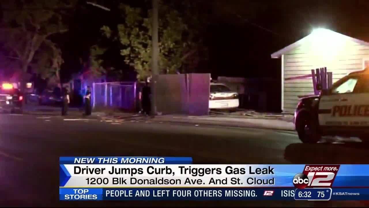Vehicle crashes into side of house, hits gas meter - YouTube
