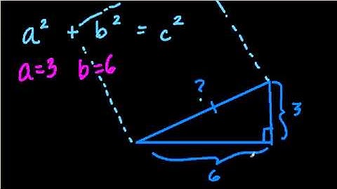 Finding the hypotenuse of a right triangle