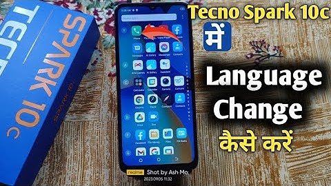 How To Change language in Tecno Spark 10c | Tecno Spark 10c में भाषा कैसे बदलें