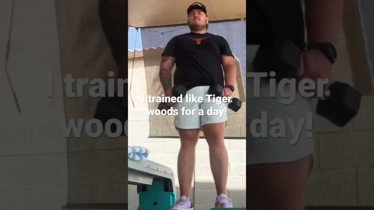 I did Tiger woods extreme workout plan💪