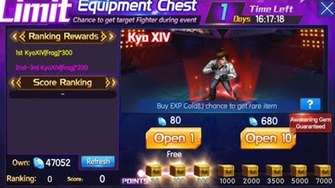 [ Kof98 ] Quay Kyo XIV và không thể đen hơn