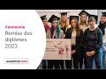 Crmonie de remise des diplmes 2023  acadmie avec