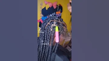 Easy crochet passion twist done by JaHair Salon.