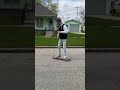 Guy Rides Skateboard Wearing Upside Down Goggles - 1498753