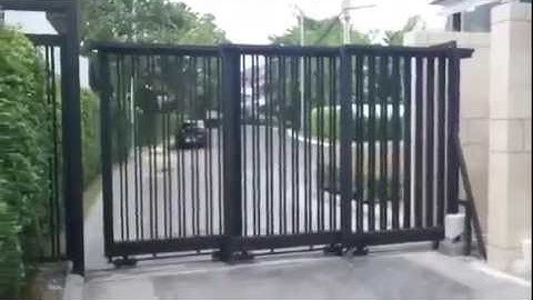 cổng mở xếp lớp ba cánh, cổng lùa xếp lớp, - Mr Tuyến - 0917 83 80 80