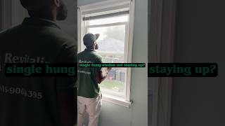 Single hung window repair services Toronto #windowrepair #revitalizewindowsanddoors #gta #fixwindows