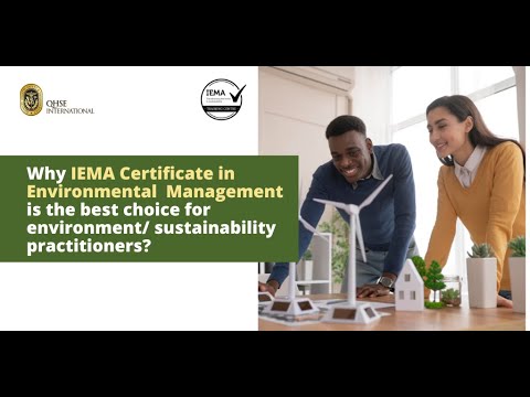 What IEMA Certificate In Environmental Management All About?