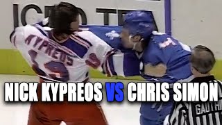 Nick Kypreos on Fighting Chris Simon: "Mean, Vicious & The Toughest I Ever Faced