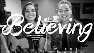 Video thumbnail of "Believing by Nashville Cast | Cover by Amy-Joy and Macy Shaw"