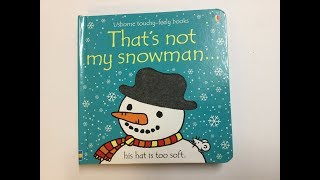 Read Along THAT’S NOT MY SNOWMAN Christmas Storytime Children's book | read aloud