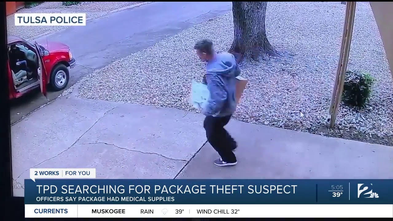TPD searching for package theft suspect - YouTube