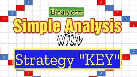 [KEY] Simple Analysis 5 tick All index Binary Deriv Strategy