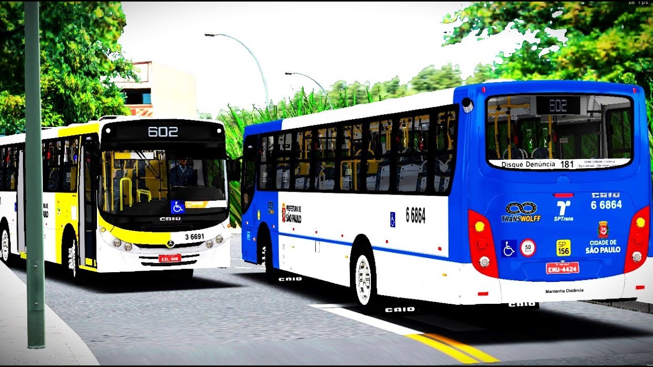 Lançamento Caio Apache Vip II MB OF 1722m By LFD Padrão SP | Linha 602 | OMSI 2