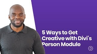 5 Ways To Get Creative With Divis Person Module