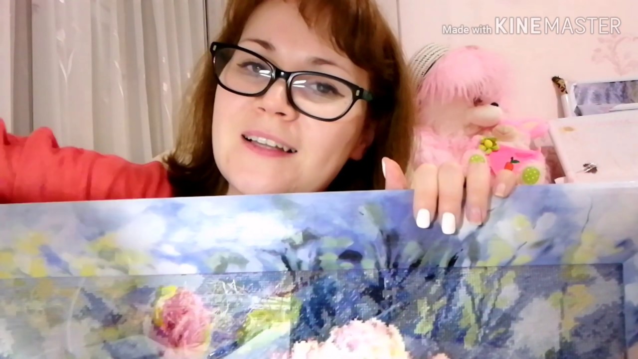 Вышивка крестом. Вышивальные итоги 2019г. Оформленные розы)