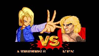 ANDROID18/TRUNKS vs STREET FIGHTERS SF2 DELUXE