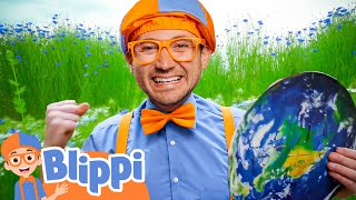 Blippi's Great Green Adventure 🌳🌎 | Blippi | 🔤 Moonbug Subtitles 🔤 | Learning Videos