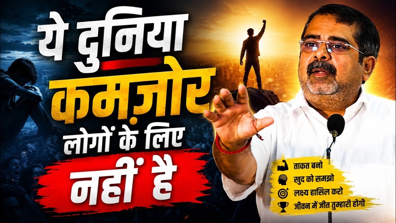 ये दुनिया कमजोर लोगों के लिए नहीं है | Avadh Ojha Sir #avadhojhasir #ojhasir