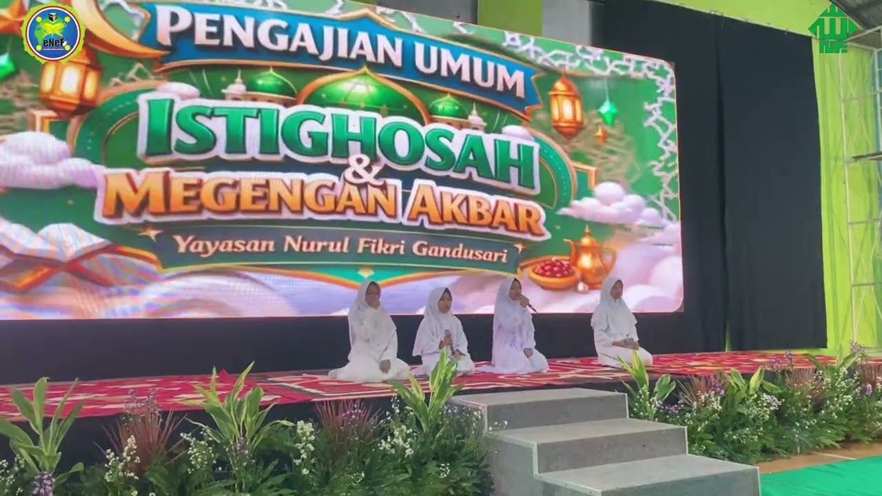 Megengan, Istighoshah dan Pengajian Akbar Yayasan Nurul Fikri Gandusari