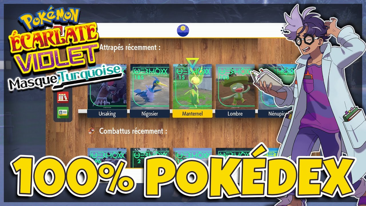 Pokémon Écarlate Et Violet - 9G SHINYDEX Septentria Complet - 9 Boîtes De Pokémon Shiny - Neuf