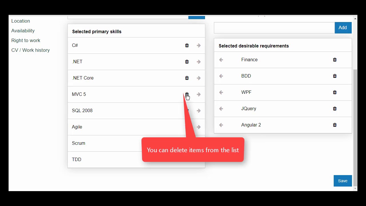How to add a candidate profile - YouTube