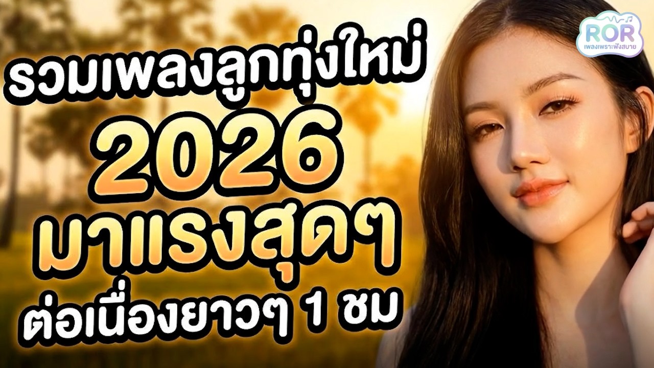 รวมเพลงลูกทุ่งใหม่ล่าสุด 2026 🔥 มาแรง เพราะไม่ตกเทรนด์