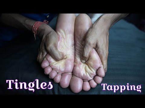 Best Tapping & Tingles Foot Massage For Better Relaxation | ASMR Foot Tapping | Leg Massage ASMR