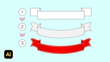 Try this, Make a Simple Ribbon Shape | Adobe Illustrator Tutorials