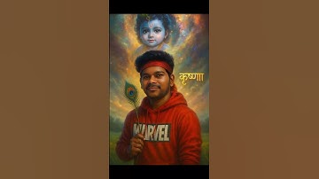 🔥Viral Janmashtami Photo Editing with ChatGPT Prompt! 🦚! Chatgpt photo editing janmashtami #shorts​