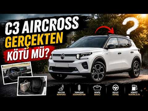 Citroen C3 Aircross Hibrit | Citroen Gerçekten Bu Kadar Kötü Mü?