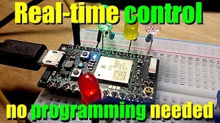 Control the Particle Photon in real time with no coding necessary