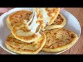 Tortitas de papa (patata) y queso.Tortitas rellenas de queso extra tiernas y cremosas. Receta fácil