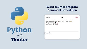 Build a Powerful Word Counter with Python in Minutes! Easy Tkinter Tutorial